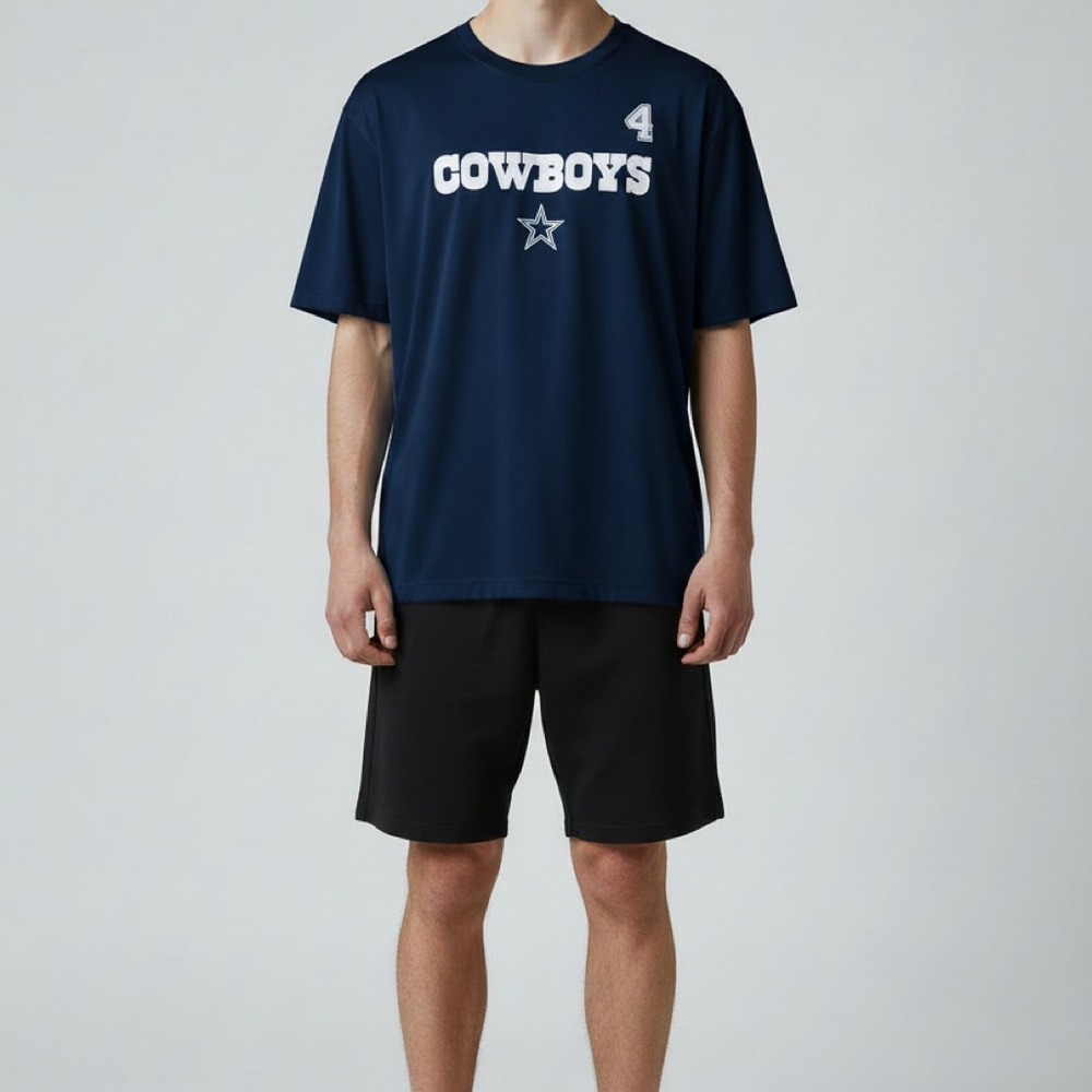 Dallas Cowboys Shirt XL -  Prescott 4 - Back